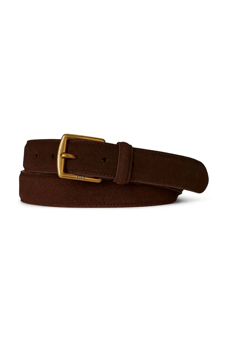 Polo Ralph Lauren ζώνη ανδρική δέρμα σουέτ