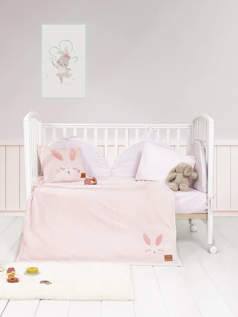 Κουβέρτα Fleece Κούνιας Nima Bunny 110x150