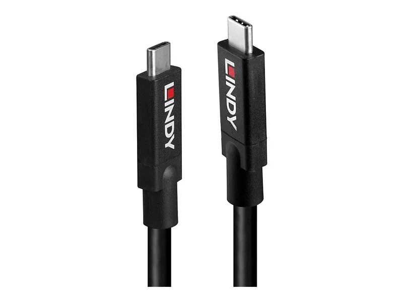LINDY USB 3.1 Gen 2C/C Activekabel für Daten und Video, 5m