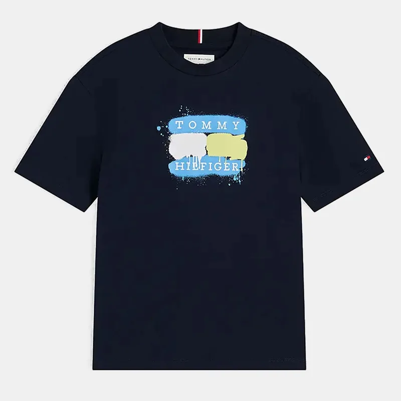 Tommy Jeans Tommy Flag Graffiti T-Shirt Ss (9000285418_75502)