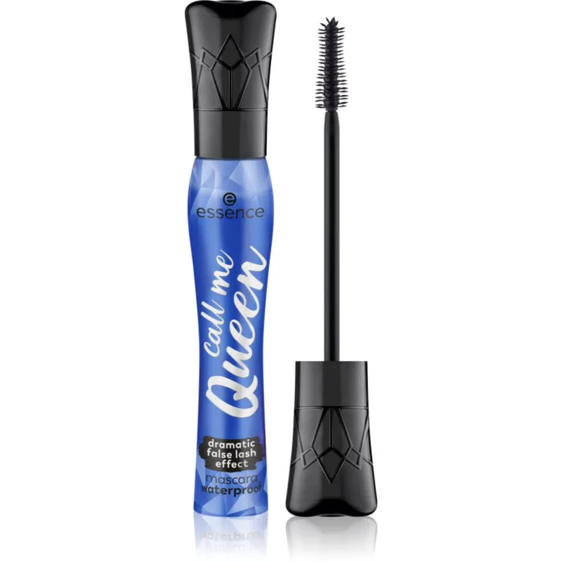 essence call me QUEEN Μάσκαρα για αποτέλεσμα ψεύτικων βλεφαρίδων αδιάβροχο απόχρωση Black 11,5 ml