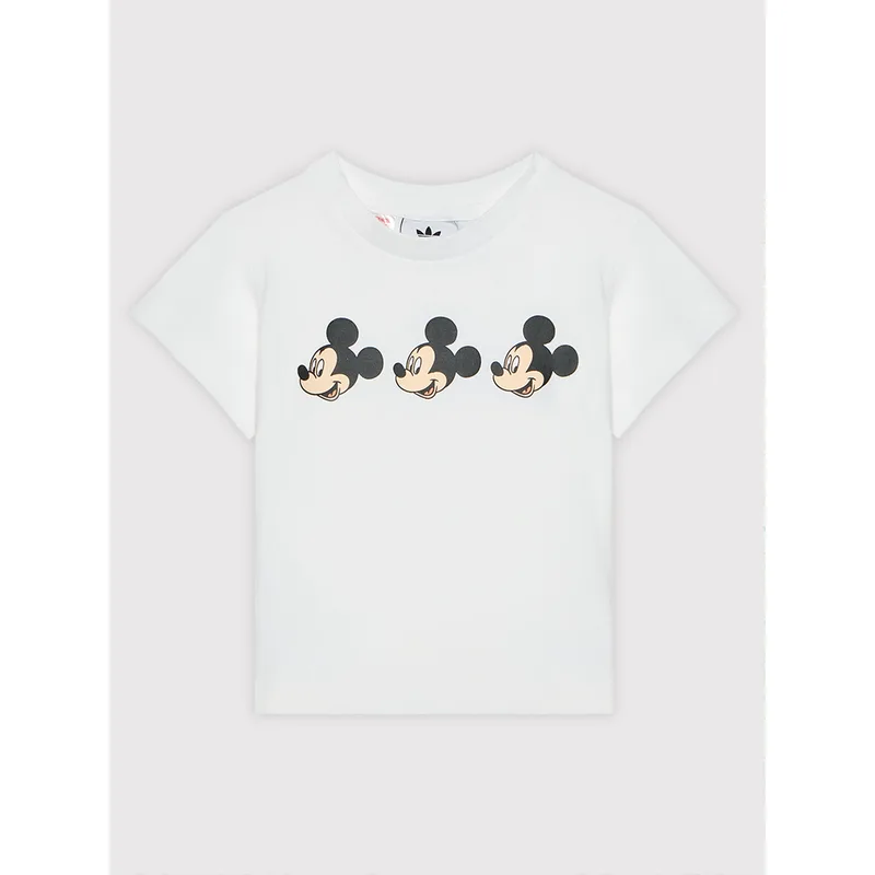 adidas T-Shirt Disney Mickey And Friends H22579 Λευκό Regular Fit