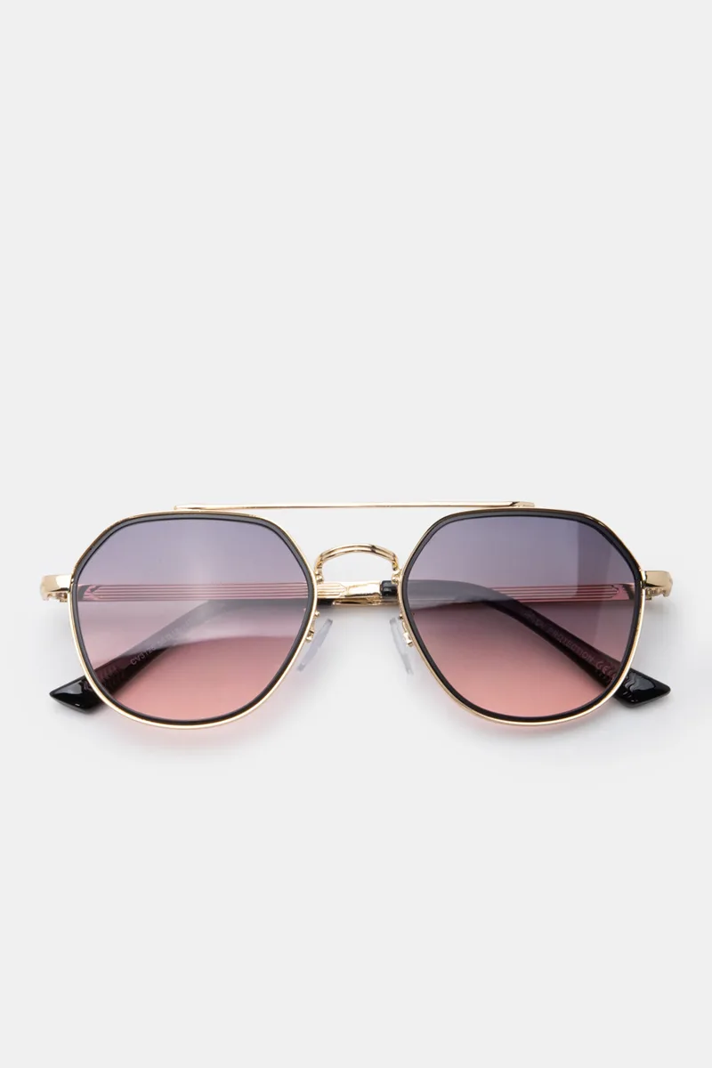 Γυαλιά Ηλιού Siena Lux Geometric Aviator - Ροζ
