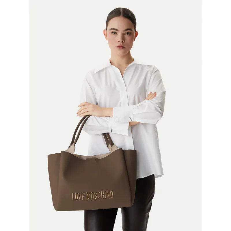 Τσάντα LOVE MOSCHINO JC4107PP1OKD0203 Καφέ