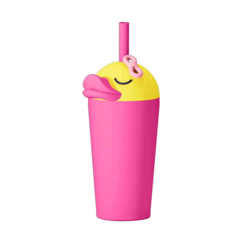 ASOBU Παγούρι Sippy Ανοξείδωτο Bestie - Duck 720 ml