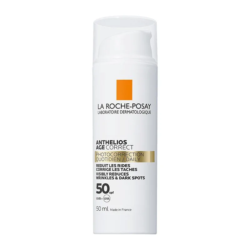 La Roche-Posay Anthelios Age Correct Photocorrection Daily Cream Spf50 Αντηλιακή Αντιγηραντική Κρέμα Προσώπου Κατά των Σκούρων Κηλίδων 50ml