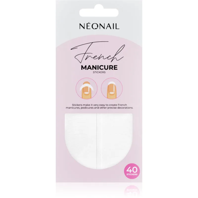 NEONAIL French Manicure Stickers Αυτοκόλλητα νυχιών τύπος 01 40 τμχ