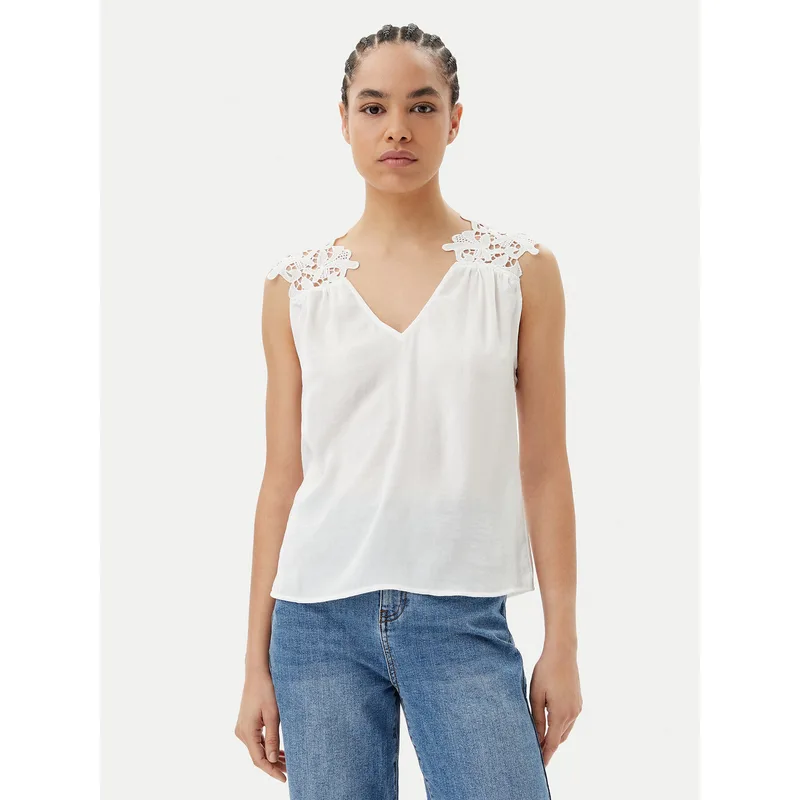 Morgan Τοπ 251-OJOIE Λευκό Regular Fit