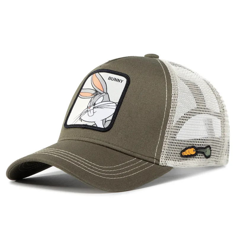 Καπέλο Jockey Capslab Looney Tunes Bunny CL/LOO/1/BUN2 Πράσινο
