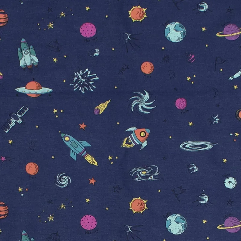 Σεντόνι Λίκνου Dimcol Space 189 Blue 80x110