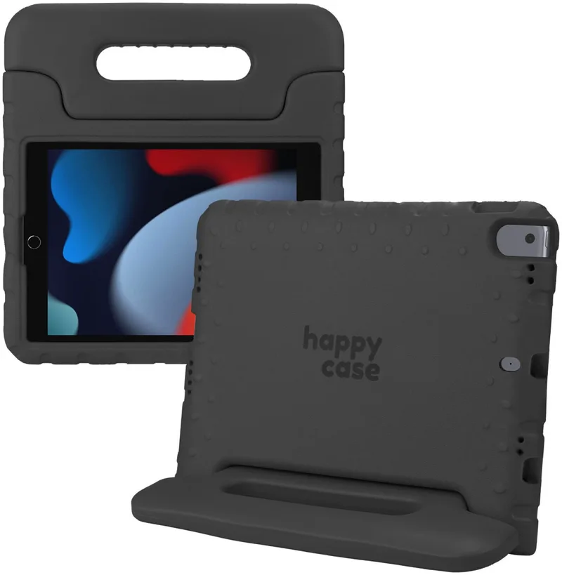 HappyCase Ανθεκτική Θήκη για Παιδιά - Apple iPad 10.2" 2021 / 2020 / 2019 - Black (8719246391460)