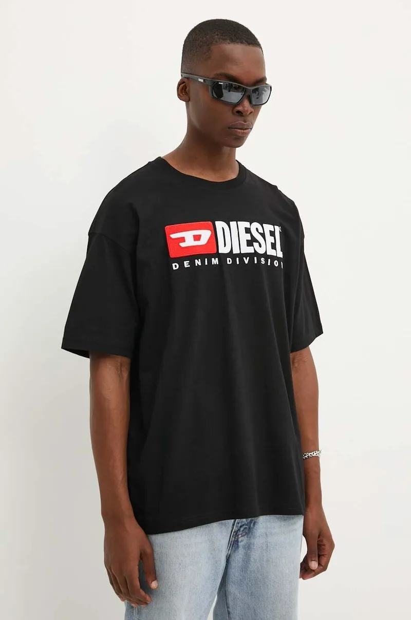 Βαμβακερό μπλουζάκι Diesel T-BOXT-DIV