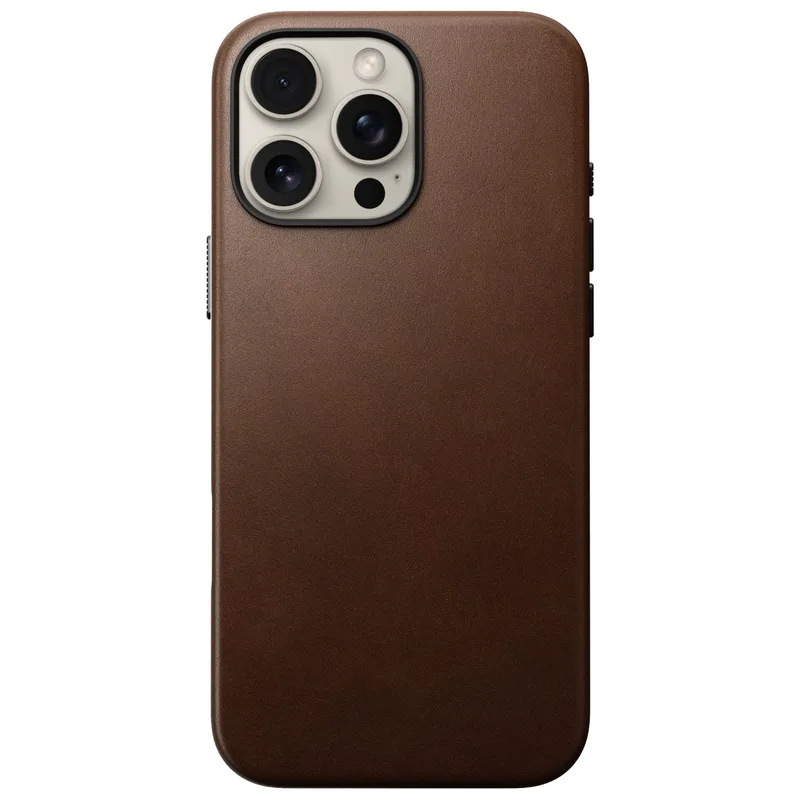 Nomad Traditional Leather Case iPhone 16 Pro Max Brown