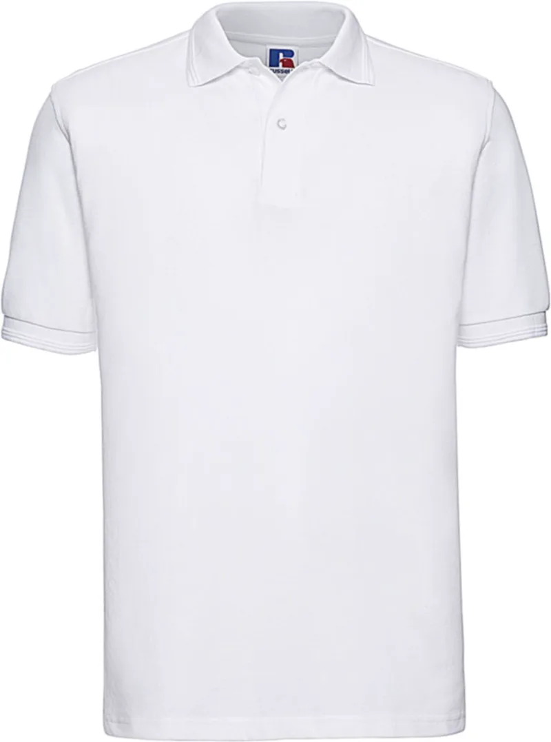 Hard Wearing Polo Shirt Russell R-599M-0 White