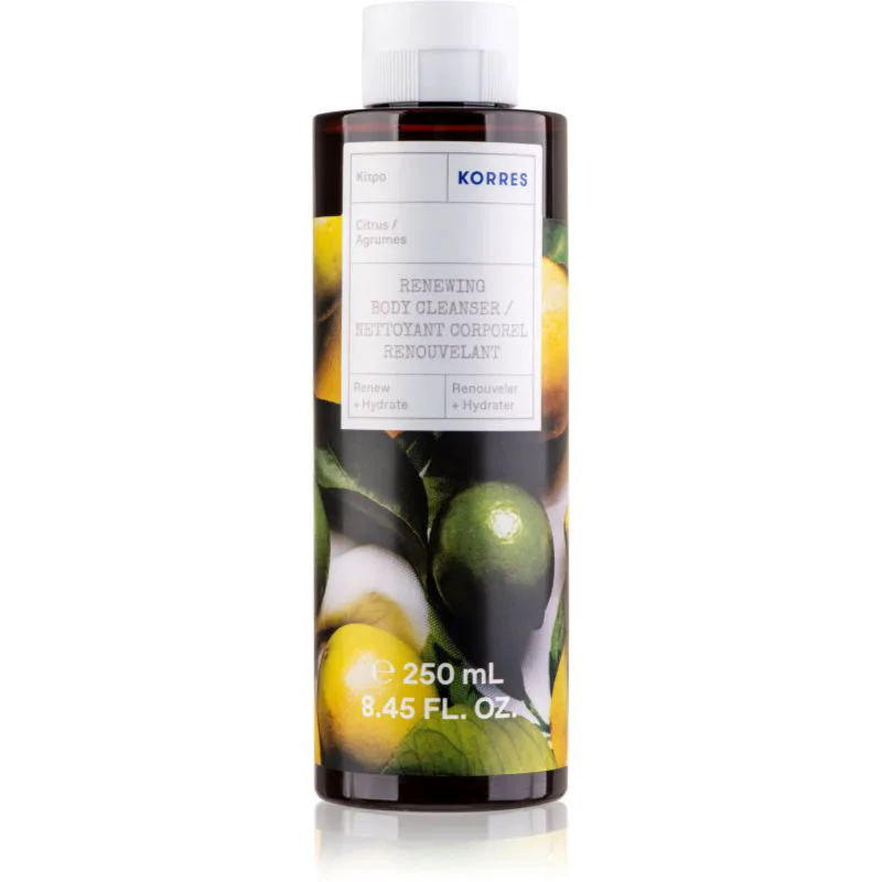 Korres Citrus διεγερτικό τζελ για ντους 250 ml