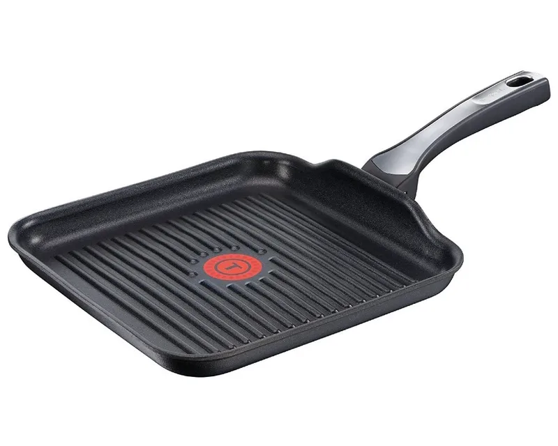 Tefal Γκριλιέρα Αλουμινίου Με Αντικολλητική Επίστρωση Τιτανίου Selection 26cm