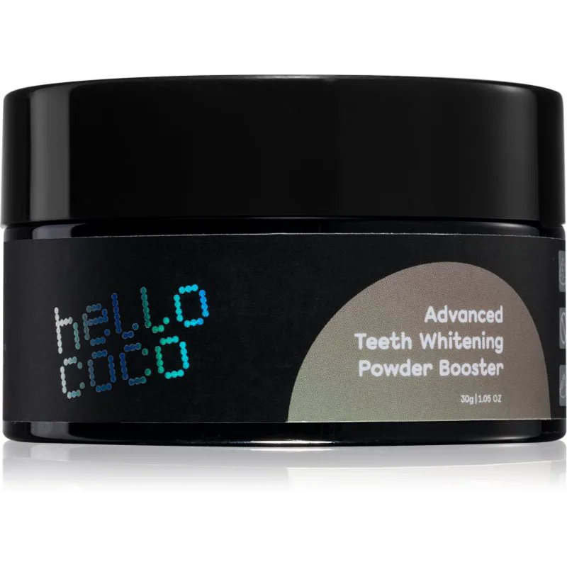Hello Coco Advanced Whitening Powder Booster λευκαντική οδοντική πούδρα 30 γρ