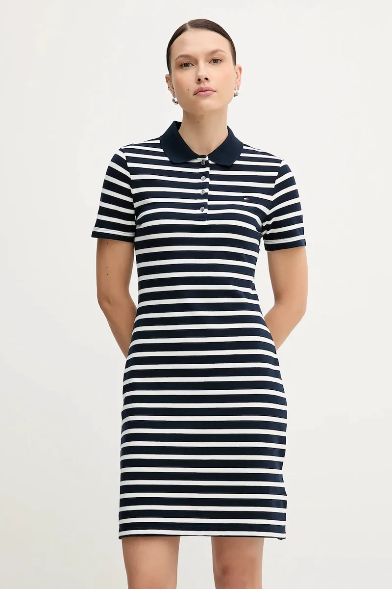 Tommy Hilfiger φόρεμα βαμβάκι με ελαστάν