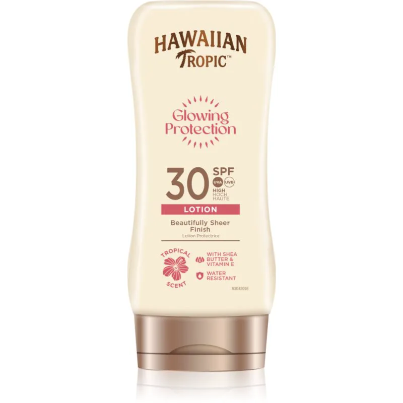 Hawaiian Tropic Glowing Protection Beautifully Sheer Finish αντηλιακό γαλάκτωμα SPF 30 180 ml