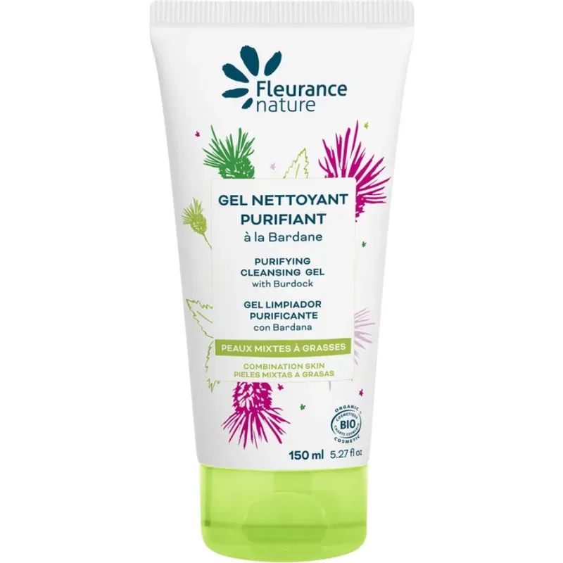 Fleurance Nature Organic Burdock Purifying Cleansing Gel 150ml