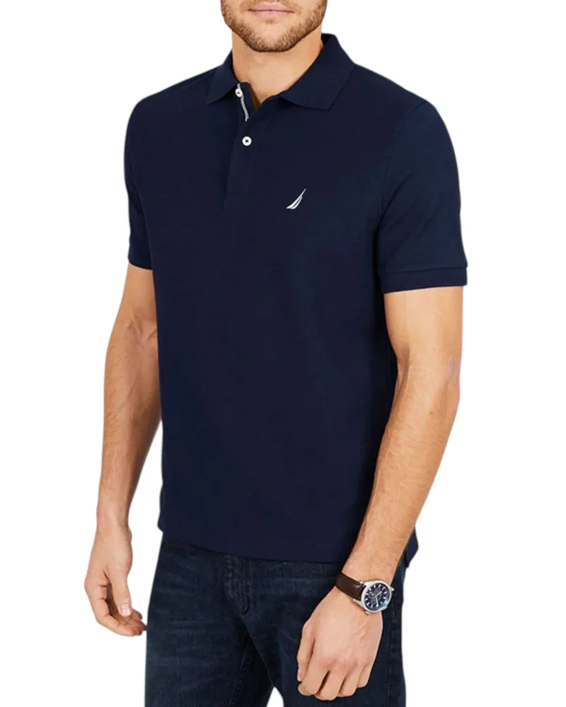 Nautica Ανδρική Μπλούζα Πόλο Κοντομάνικη Cabin Polo N1CR0110-459 Navy Μπλε Σκούρο