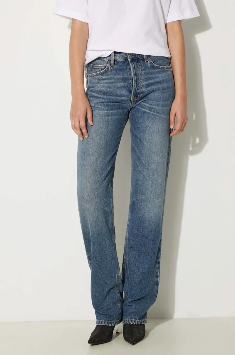 Τζιν παντελόνι Fiorucci Mid Blue Straight Fit Jeans