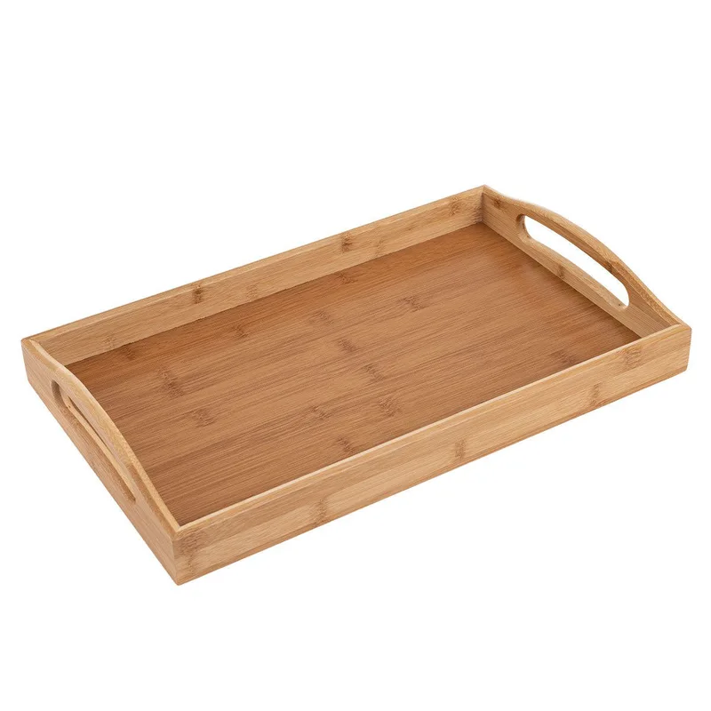 Estia Δίσκος Σερβιρίσματος Bamboo Essentials Με Λαβές Μεταφοράς 44X29.5X5.5Cm