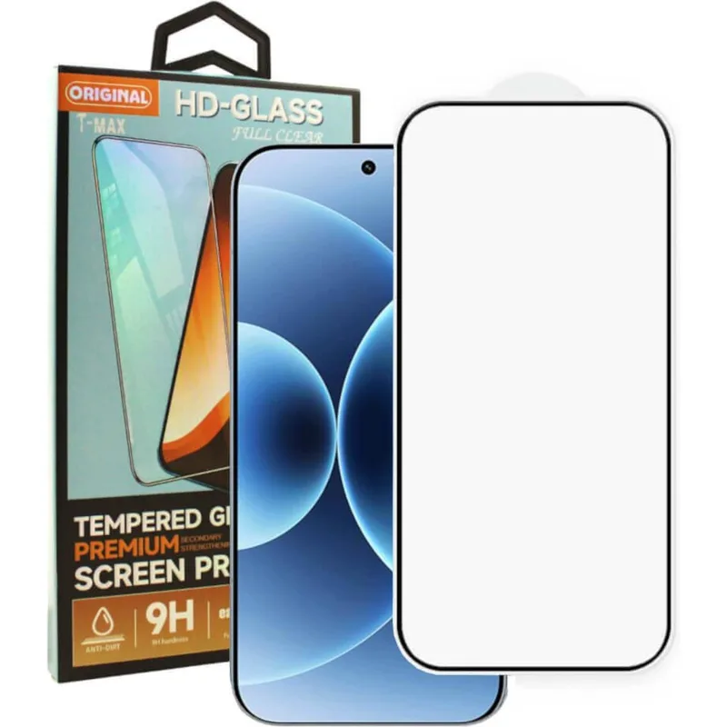 Tempered Glass Xiaomi 17 Pro T-Max Premium Full Glue Αντιχαρακτικό Γυαλί Προστασίας Οθόνης - Black (5206015085321)