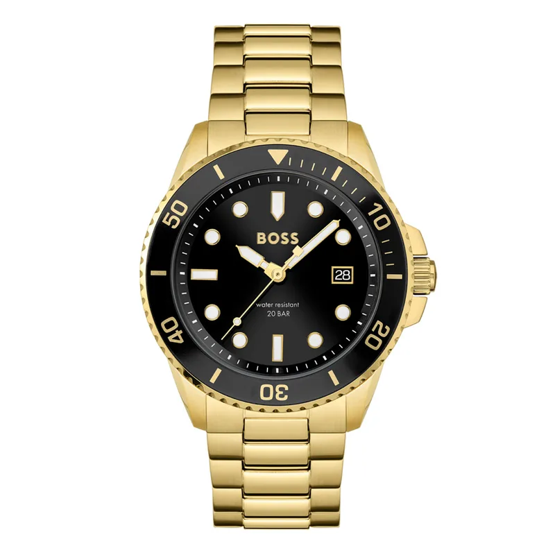 BOSS Ace Χρυσό Stainless Steel Bracelet 1513917