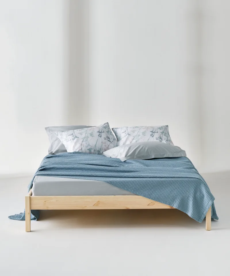 Cecilia 19 κουβερτα υπερδιπλη βαμβακερη waffle 220x240