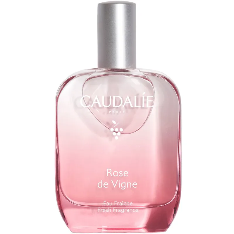 Caudalie Rose de Vigne Fresh Fragrance 50ml,Γυναικείο Φρέσκο & Λουλουδάτο Άρωμα με Νότες από Τριαντάφυλλο, Ραβέντι & Λευκού Μόσχου