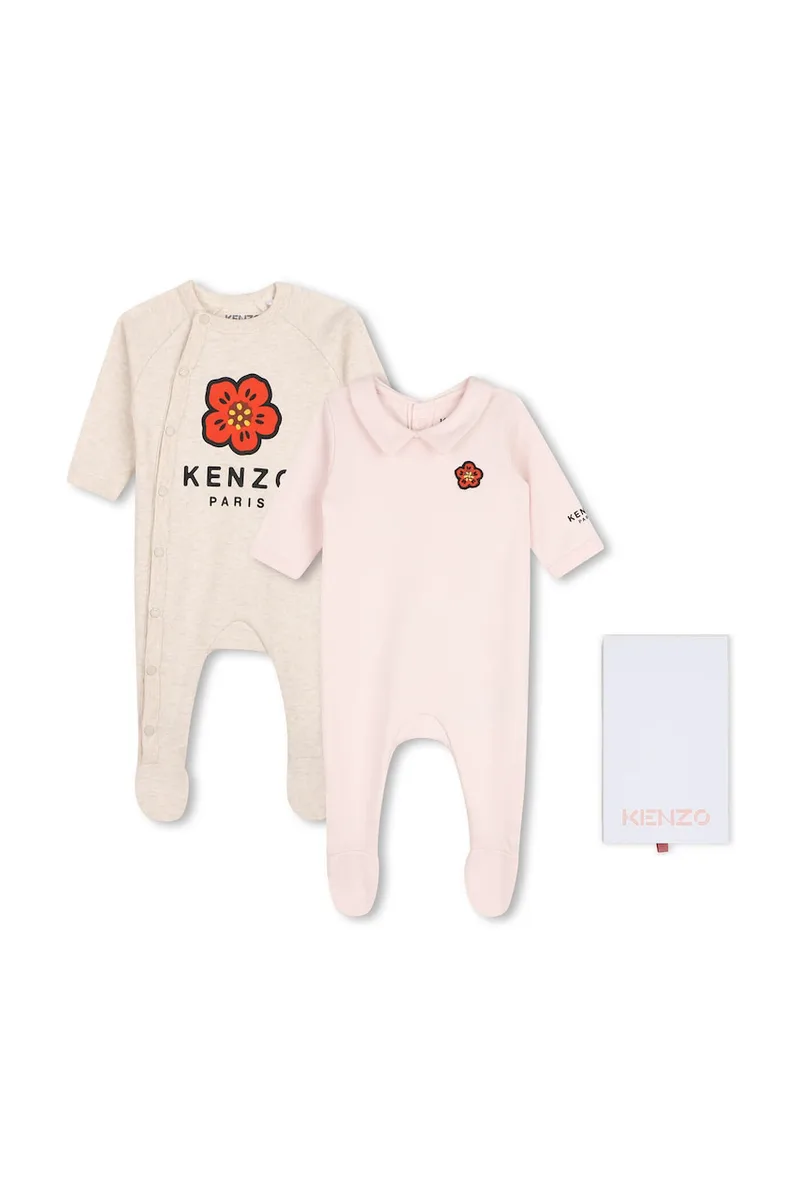 Βρεφικές βαμβακερές ρόμπες Kenzo Kids 2-pack