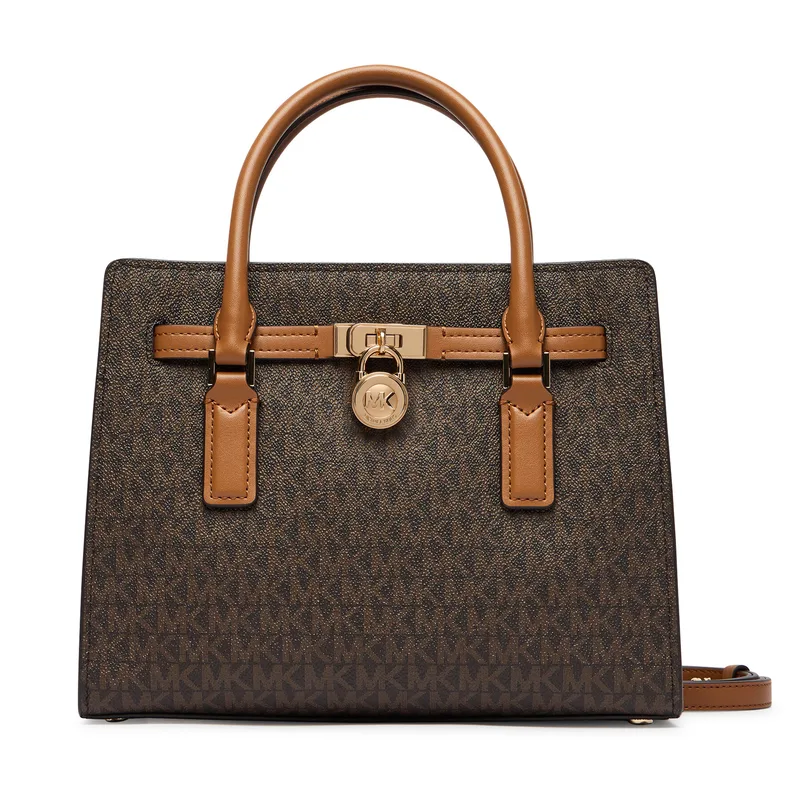 Τσάντα MICHAEL Michael Kors Hamilton Moderne 30T6GNXS1B Σκούρο καφέ