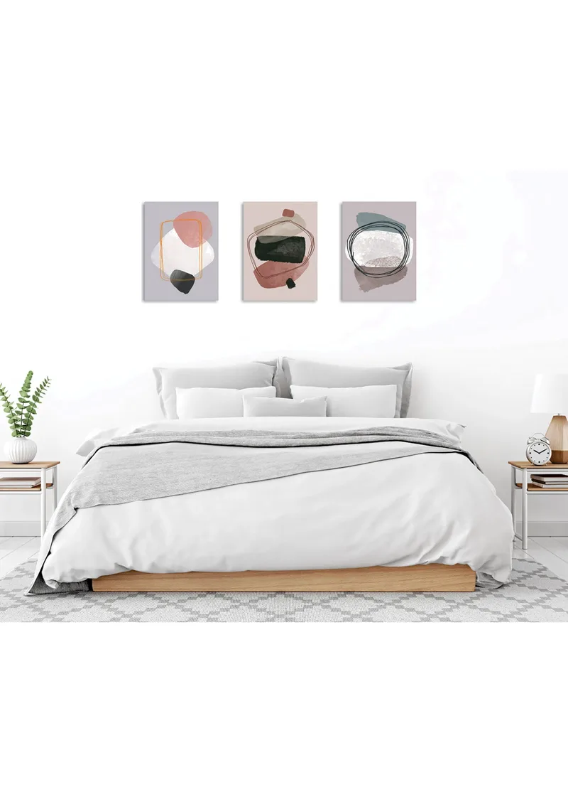 Home Deco - Διακοσμητικός Πίνακας 3 Τεμ. Kalune Design