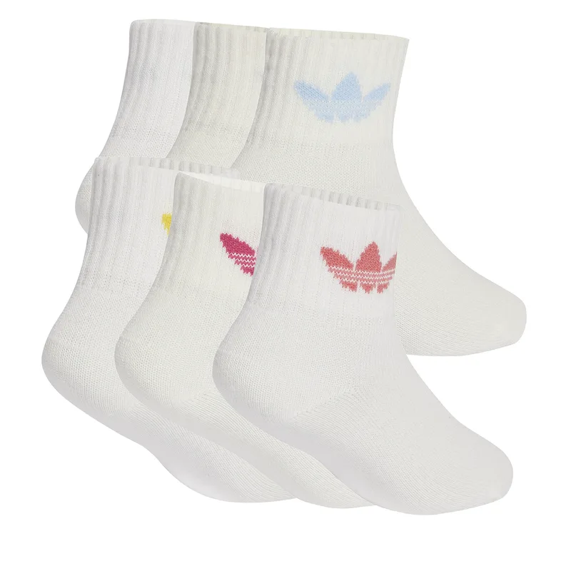 Κάλτσες μακριές adidas Kids Sock 6Pp JC8541 Λευκό
