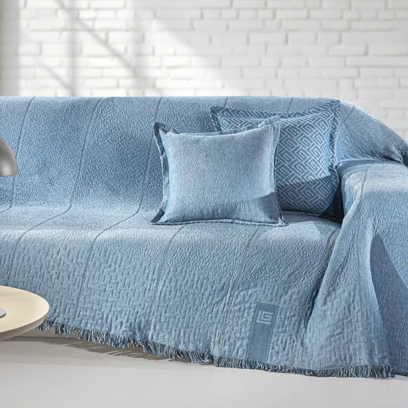 Ριχτάρι Πολυθρόνας 180X150 Guy Laroche Soho Denim (180x150)