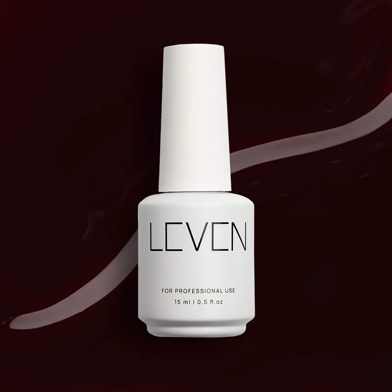 Leven | Ημιμόνιμο βερνίκι 15ml no. 256 Poison