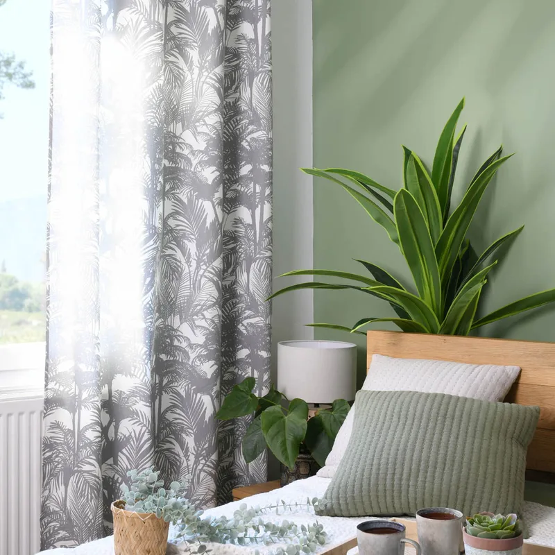 Κουρτίνα (135x250) Με Τρουκς S-F Comores Grey R6A117001