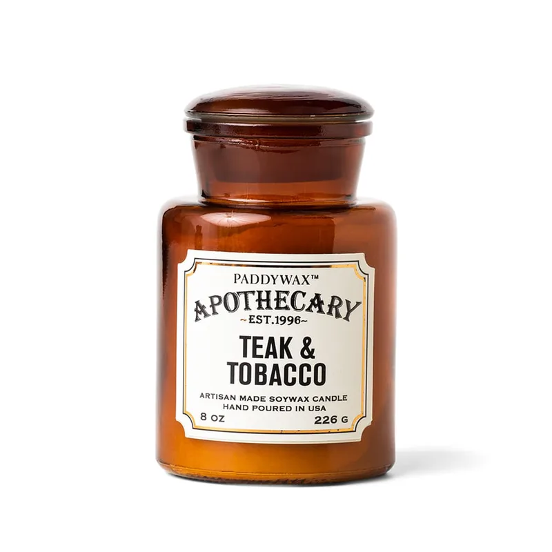 Κερί Apothecary, Teak & Tobacco 226gr