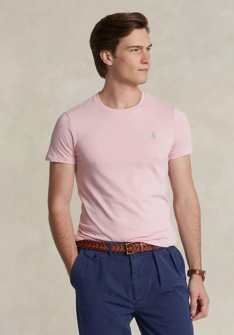 Polo Ralph Lauren Μπλούζα της σειράς Jersey Crewneck - 710671438 357 Garden Ροζ