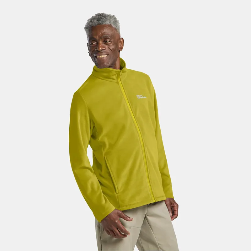 JACK WOLFSKIN TAUNUS FULL-ZIP FLEECE JACKET ΚΙΤΡΙΝΟ