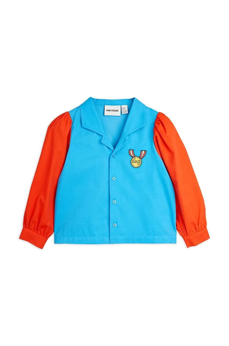 Παιδικό βαμβακερό πουκάμισο Mini Rodini Medal