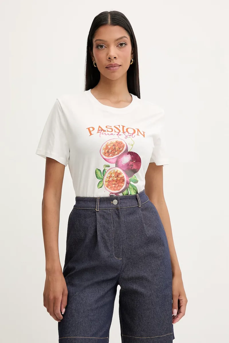 Morgan t-shirt γυναικείο με μοντάλ DTERRA