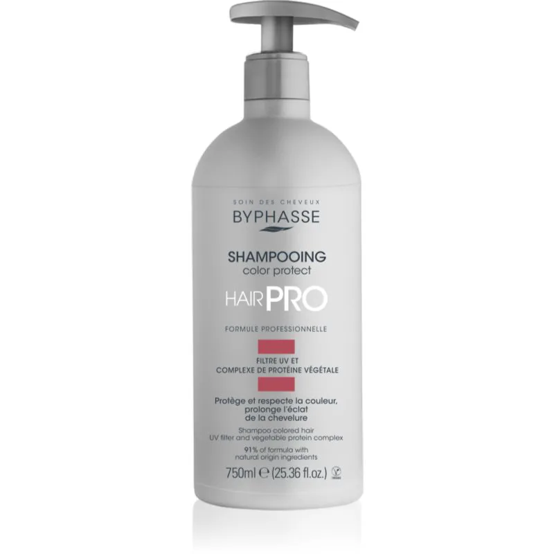 BYPHASSE Hair Pro σαμπουάν για βαμμένα μαλλιά 750 ml