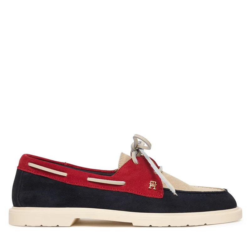 Μοκασίνια Tommy Hilfiger Light Suede Boat Shoe FW0FW09337 Σκούρο μπλε