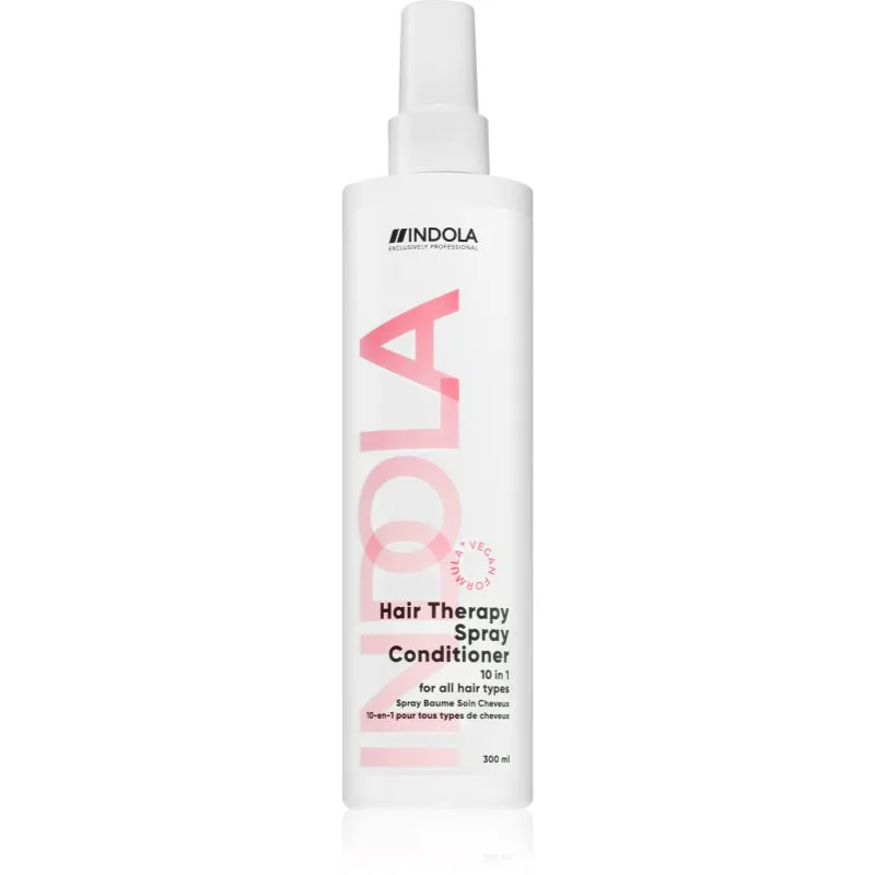 Indola Hair Therapy Spray Conditioner κοντίσιονερ χωρίς ξέβγαλμα σε σπρέι για όλους τους τύπους μαλλιών 300 ml
