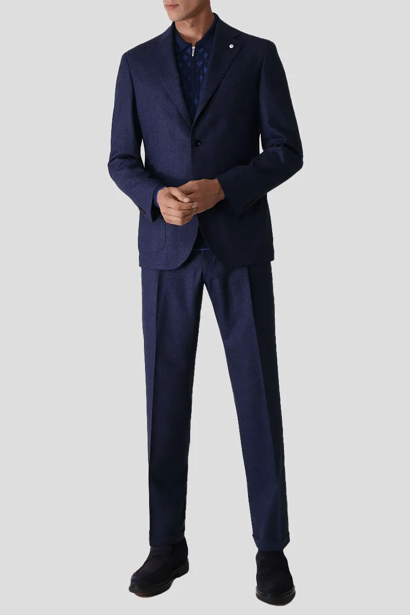 LUBIAM Ανδρικό Μπλε 007 Slim Fit Blue Suit