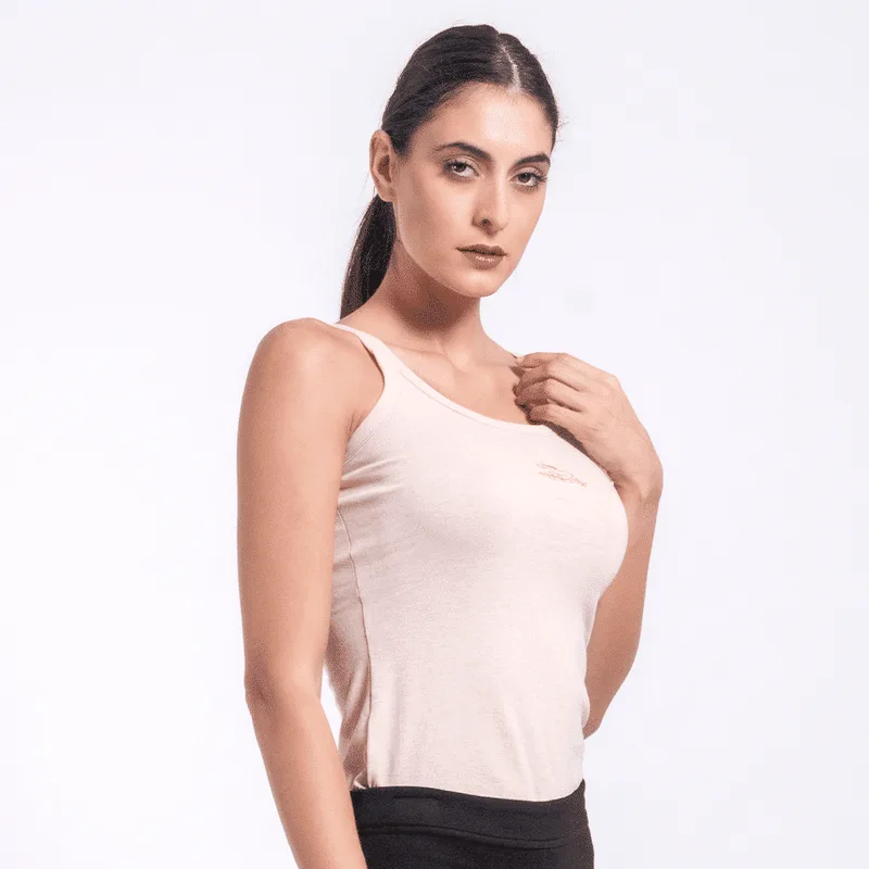 Γυναικείο Αμάνικο T-Shirt Eco Μπεζ