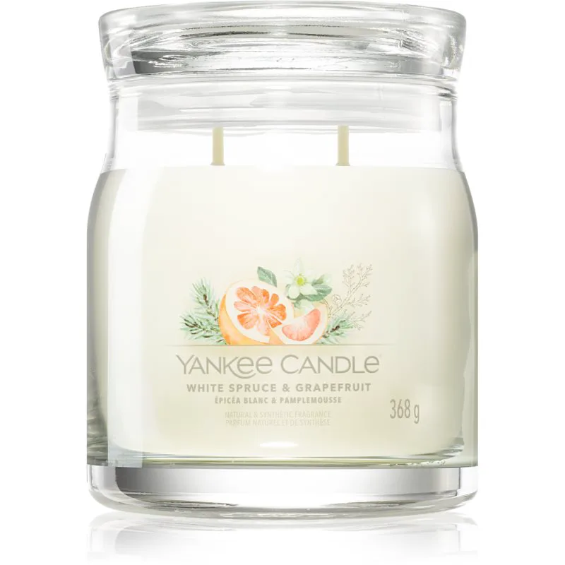 Yankee Candle White Spruce & Grapefruit αρωματικό κερί 368 γρ