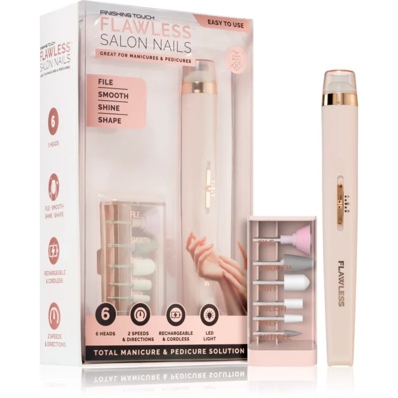 Flawless Finishing Touch Salon Nails σετ μανικιούρ 1 τμχ